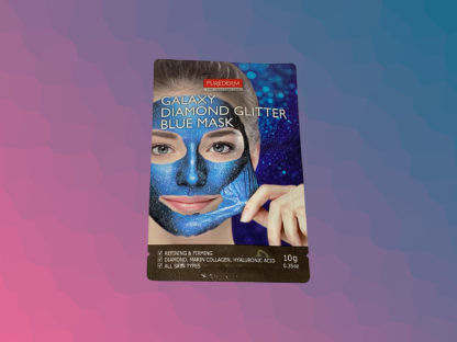 PUREDERM Galaxy Diamond Glitter Mask - Blue